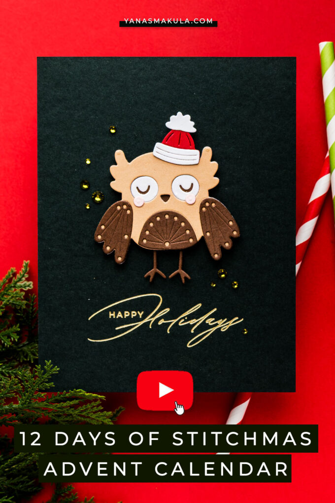 SPOILERS! Spellbinders | 12 Days of Stitchmas Advent Calendar — Day 11: Owl