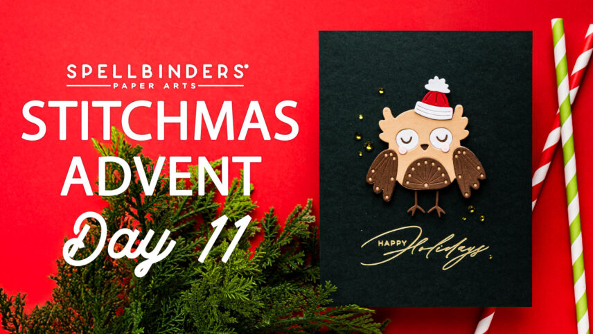 SPOILERS! Spellbinders | 12 Days of Stitchmas Advent Calendar — Day 11: Owl