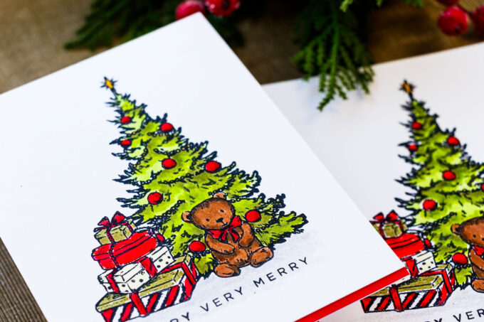 Simon Says Stamp | Easy One-Layer Watercolor Christmas Cards. Video