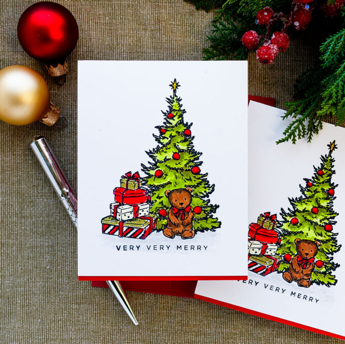 Simon Says Stamp | Easy One-Layer Watercolor Christmas Cards. Video