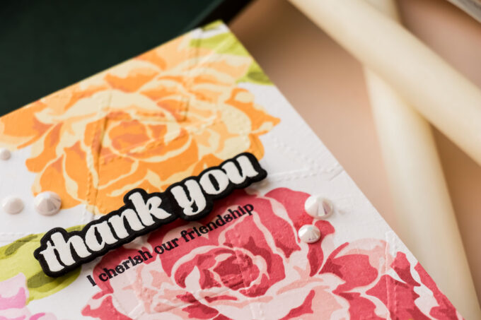 Stamping on a Grand Scale: How to Create Large Floral Backgrounds with Layering Stencils + Special Offer