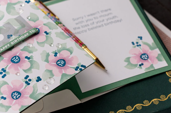 Simon Says Stamp | How to Turn Holiday Floral Stamps into Elegant Everyday Cards. Video