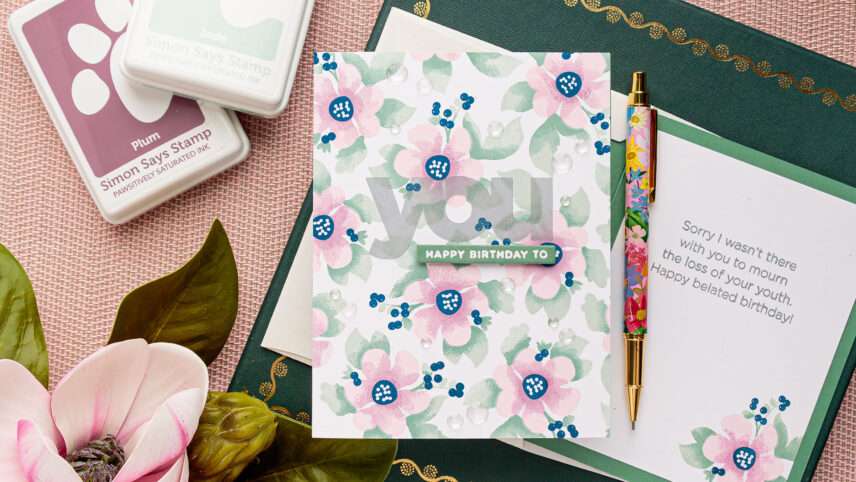 Simon Says Stamp | How to Turn Holiday Floral Stamps into Elegant Everyday Cards. Video