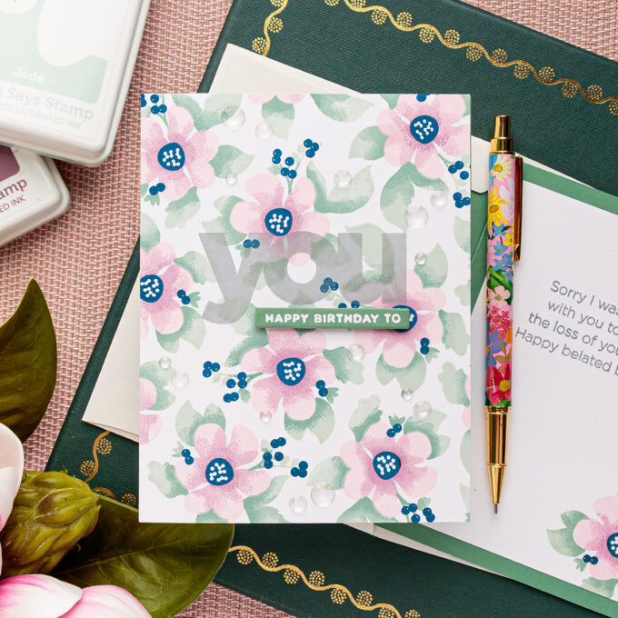 Simon Says Stamp | How to Turn Holiday Floral Stamps into Elegant Everyday Cards. Video