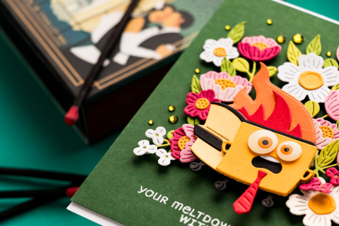 Spellbinders Dumpster Fire Cards. Video