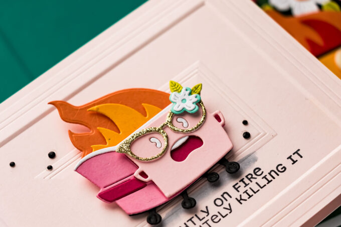 Spellbinders Dumpster Fire Cards. Video