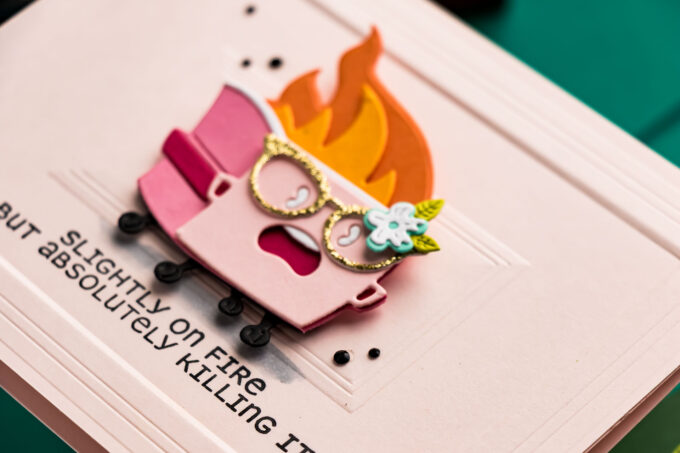 Spellbinders Dumpster Fire Cards. Video