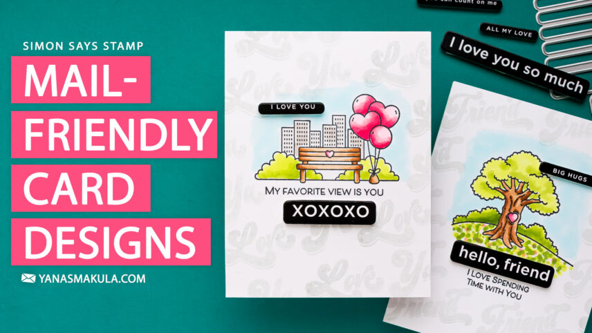 Simon Says Stamp | Mail-Friendly Card Designs. Video