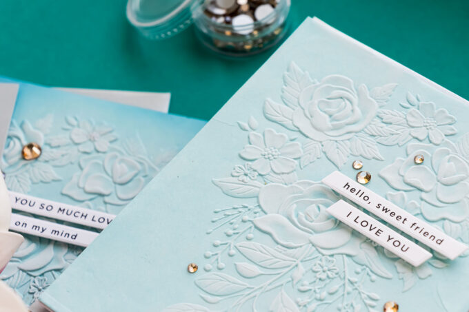 Simon Says Stamp | Embossing Folder Cards. Video