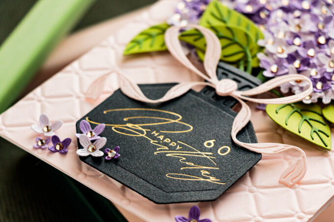 Layered Lilac Birthday Card for a Special Milestone. Video