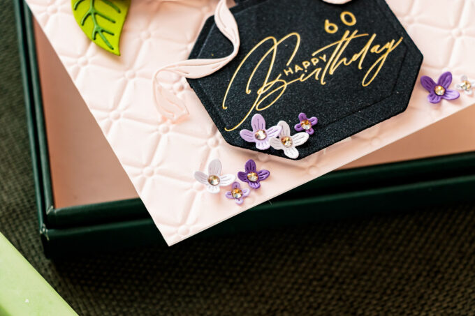 Layered Lilac Birthday Card for a Special Milestone. Video