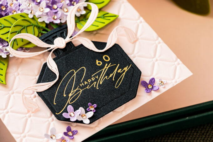 Layered Lilac Birthday Card for a Special Milestone. Video