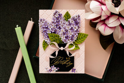 Layered Lilac Birthday Card for a Special Milestone. Video