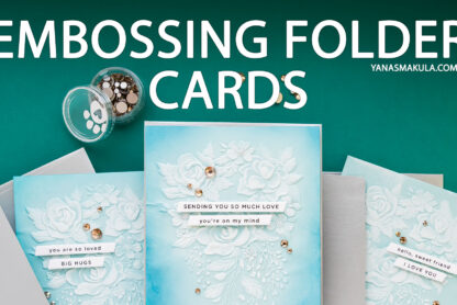 Simon Says Stamp | Embossing Folder Cards. Video