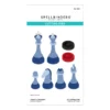 Spellbinders Chess & Checkers Etched Dies