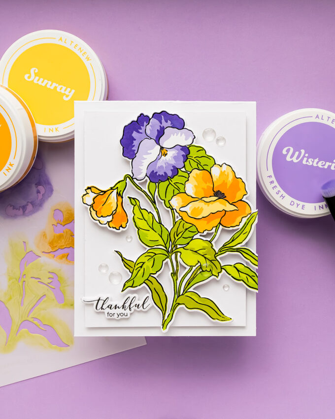 7 Ink Blending Mistakes to Avoid (and How to Fix Them) + Altenew Fanciful Pansies Cards