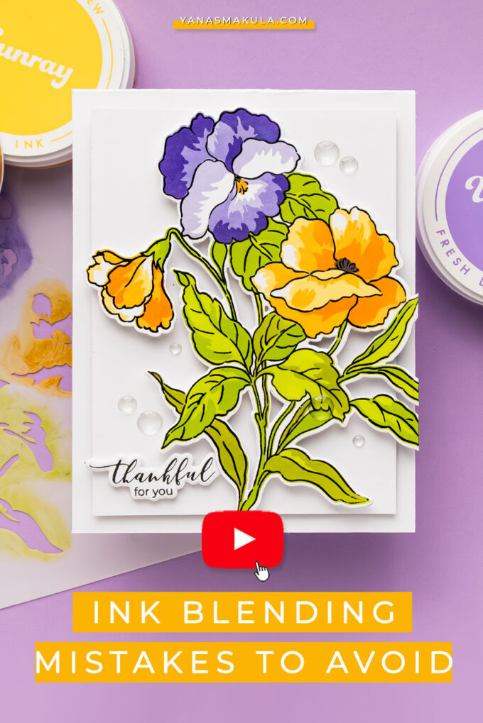 7 Ink Blending Mistakes to Avoid (and How to Fix Them) + Altenew Fanciful Pansies Cards