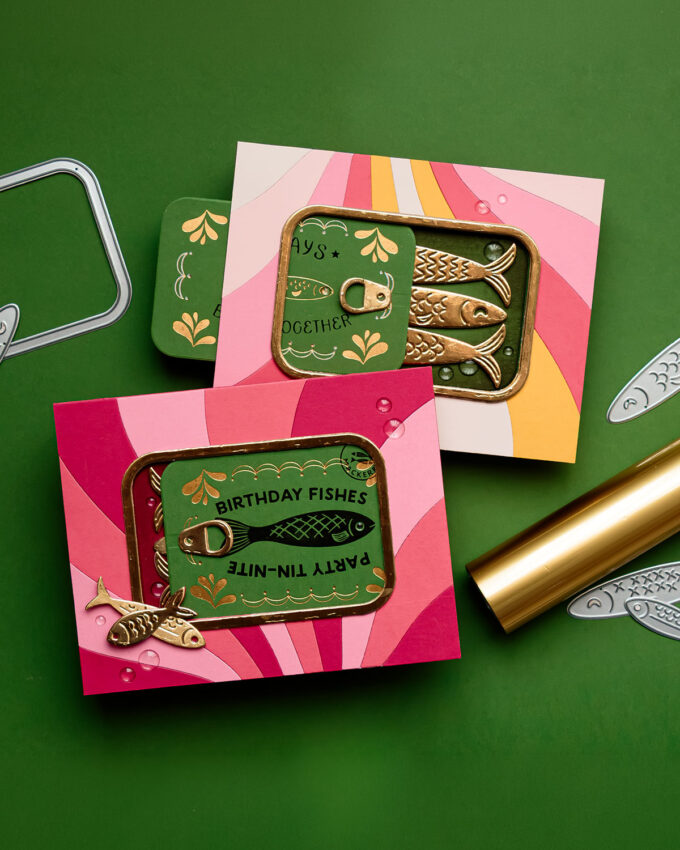 Hero Arts | Interactive Sardine Tin Slider Card. Video