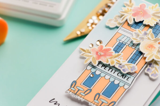 PinkFresh Studio | Mini Slimline Cards with Pinkfresh Studio Darling District. Video