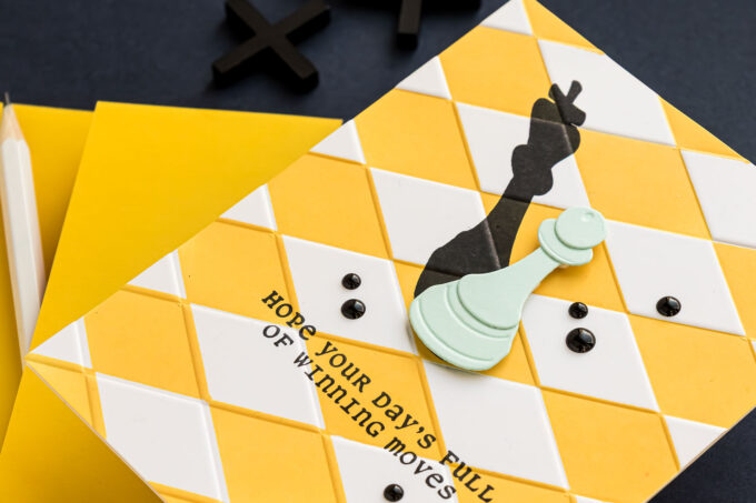 Spellbinders | Checkmate Collection Hidden Meaning Card. Video