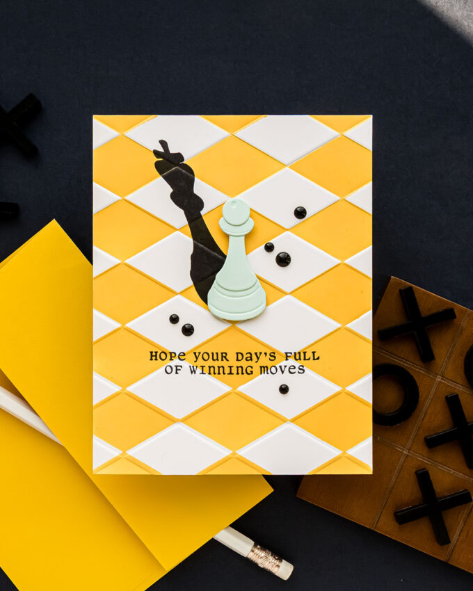 Spellbinders | Checkmate Collection Hidden Meaning Card. Video