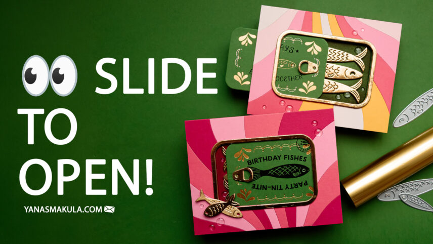 Hero Arts | Interactive Sardine Tin Slider Card. Video