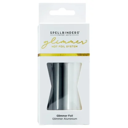 Spellbinders Glimmer Hot Foil 2 Rolls – Opaque Black & White Pack