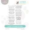 CZ Design Clear Stamps Inside Greetings Birthday