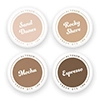 Altenew Coffee Break Fresh Dye Ink (Sand Dunes, Rocky Shore, Mocha, Espresso)