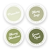 Altenew Jade Dreams Fresh Dye Ink (Pistachio, Misty Sage, Mossy Meadow, Green Opal)