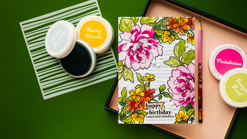 Creative Stencil Layering Ideas for Handmade Cards. Video + Offer Code