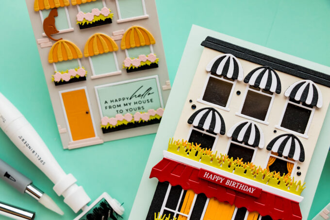 Interactive Light Up Card Tutorial with Glowing Holiday City Windows. Video