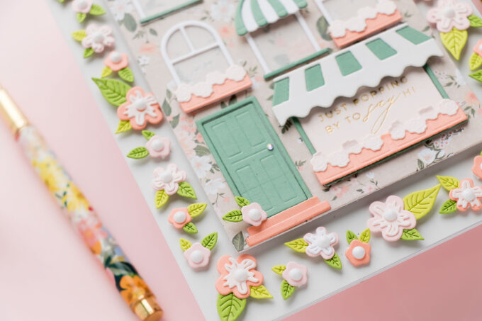 Spellbinders | Everyday City Holiday - Spring Floral House Card with Patterned Paper. Video