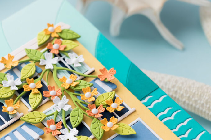 Spellbinders | Rectangular Window House Card with Curtains and Colorful Background. Video