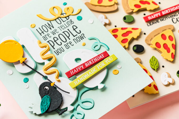 3 Fun and Funny Birthday Cards with Spellbinders Age to Perfection