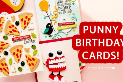 3 Fun and Funny Birthday Cards with Spellbinders Age to Perfection
