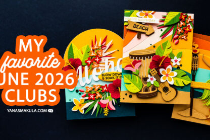 My Favorite Spellbinders June 2026 Clubs. Video
