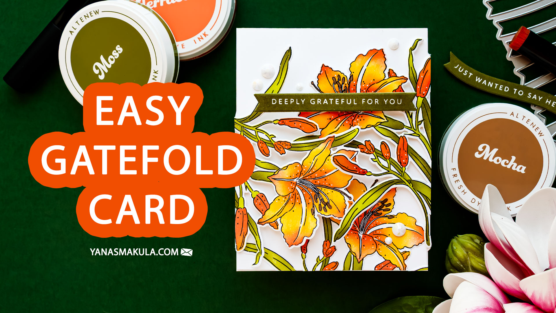 How to Make an Easy Gatefold Card with Partial Die Cutting