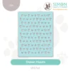 Simon Says Stamp Drawn Hearts Wafer Dies