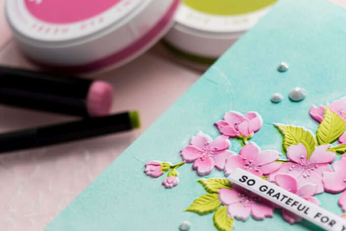 Ink Blend Before Embossing for Gorgeous Floral Cards. Video