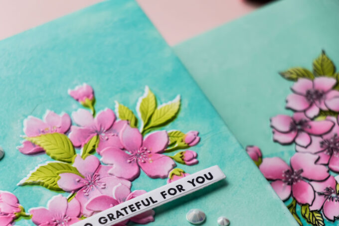 Ink Blend Before Embossing for Gorgeous Floral Cards. Video
