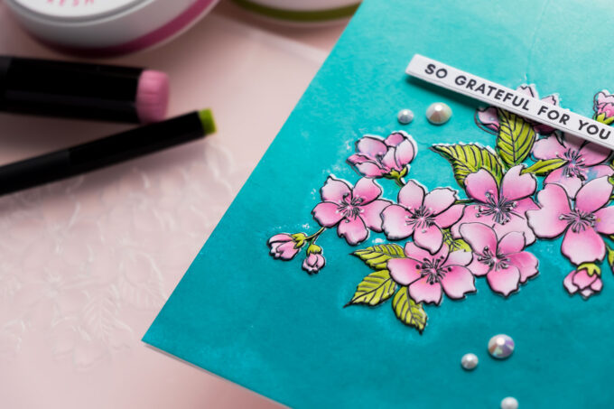 Ink Blend Before Embossing for Gorgeous Floral Cards. Video