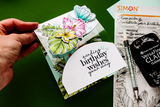 Easy See-Through Fancy Fold Card Tutorial | Interactive Birthday Card Idea