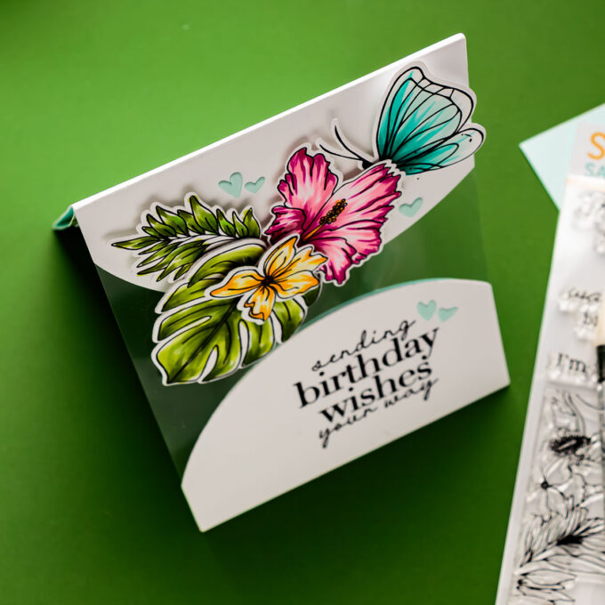Easy See-Through Fancy Fold Card Tutorial | Interactive Birthday Card Idea