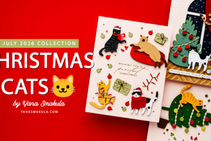 My July 2026 Collection with Spelbinders is HERE! Yana's Christmas Cats – Collection Introduction Video