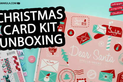 Spellbinders Dear Santa Cardmaking Kit | Unboxing & First Look. Video