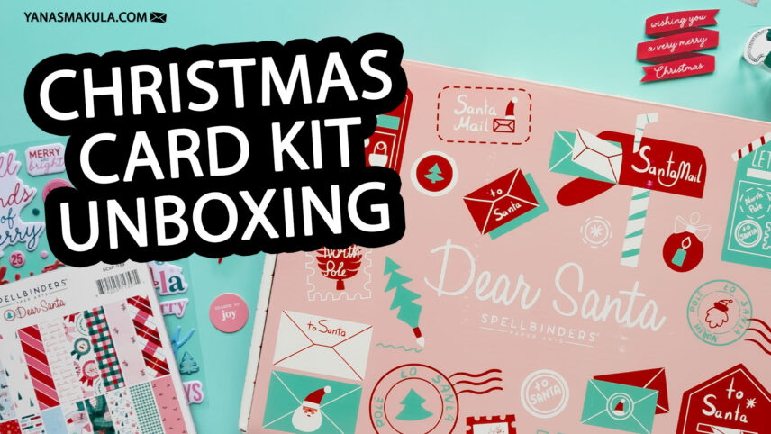 Spellbinders Dear Santa Cardmaking Kit | Unboxing & First Look. Video