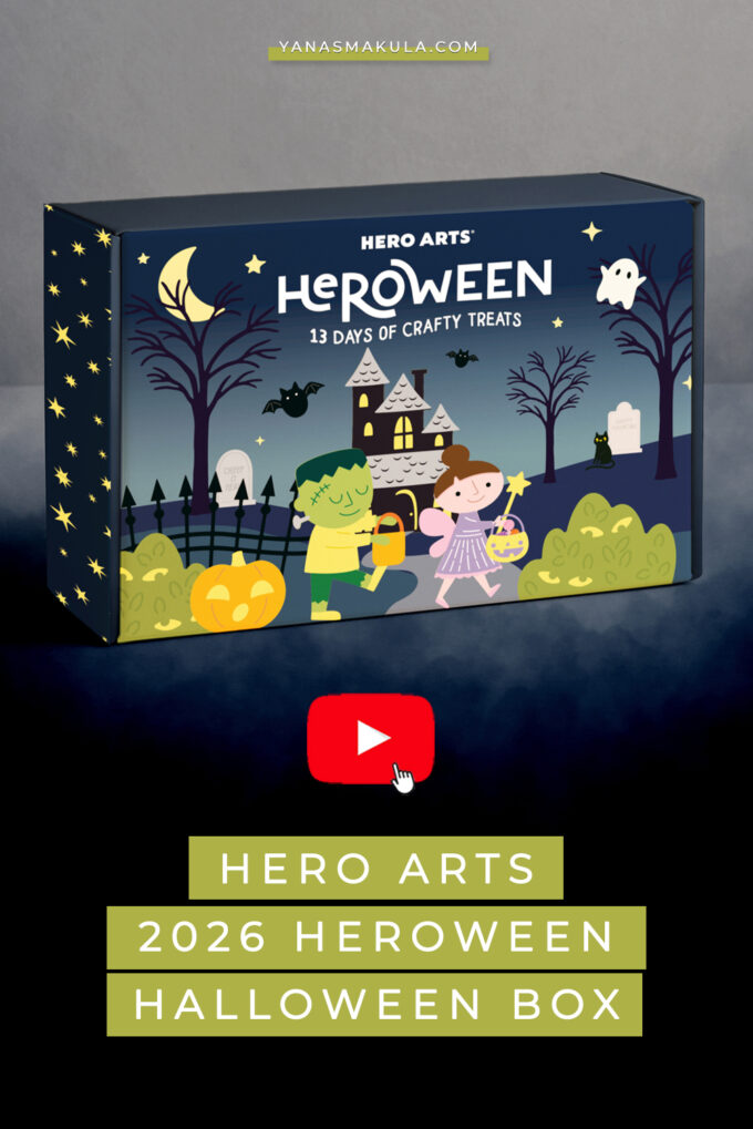 13 Days of Crafty Halloween: A New Hero Arts Surprise Box! Video