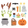 Classic Mouse Trick-or-Treat Accessories Etched Dies