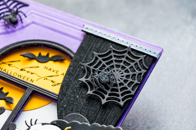 Handmade Halloween Window Card with Spellbinders Classic Mouse Costume Party Dies. Video Tutorial by Yana Smakula